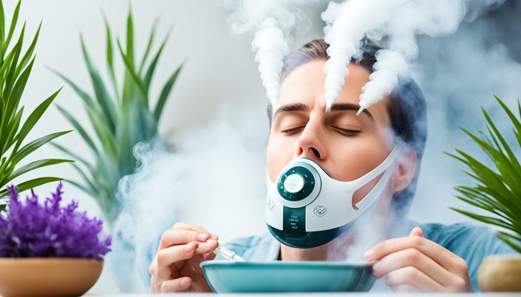 Inhalation zur Behandlung von Halsschmerzen Inhalation zur Behandlung von Halsschmerzen