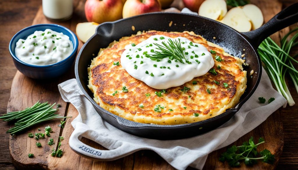 Knusprige Kartoffelpuffer Knusprige Kartoffelpuffer