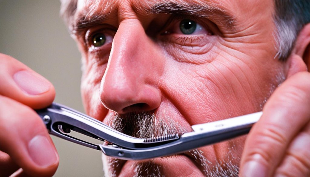 Nasenhaare trimmen Nasenhaare trimmen