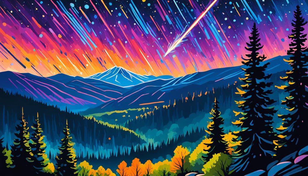 Perseiden Sternschnuppenschwarm Perseiden Sternschnuppenschwarm