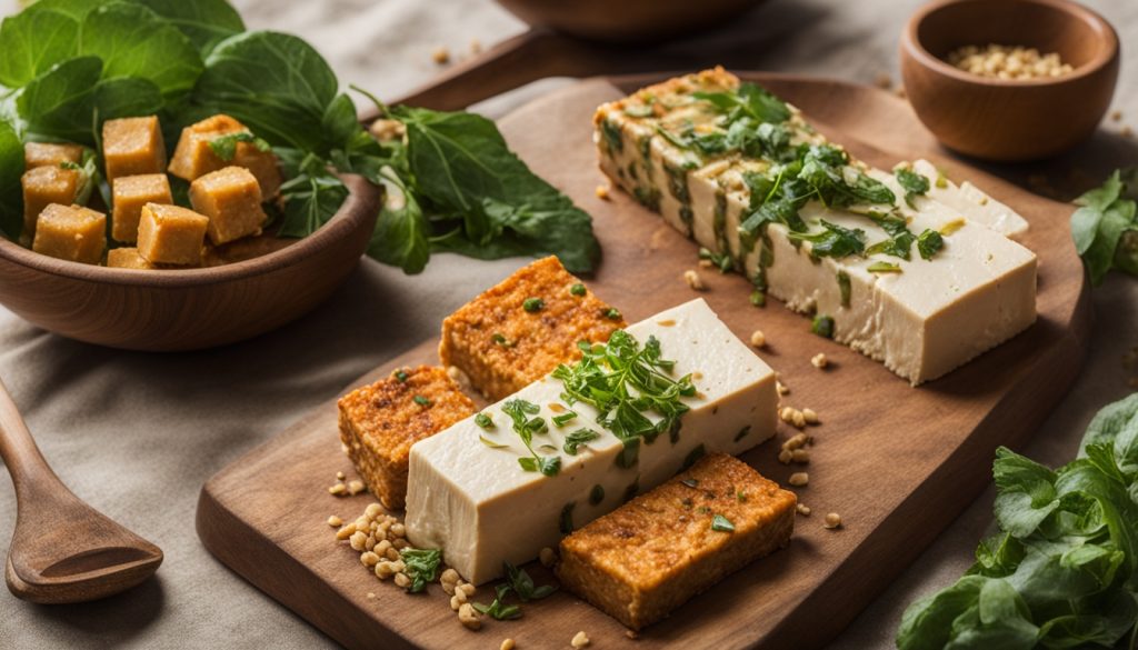 Tempeh und Tofu als Sojaprodukte Tempeh und Tofu als Sojaprodukte