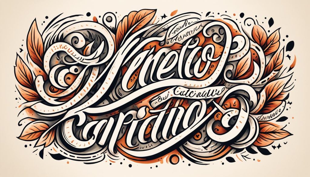 Typografie für hoffnungsvolle Körperverzierungen Typografie für hoffnungsvolle Körperverzierungen