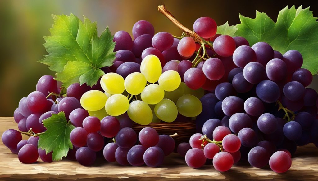 Weintrauben Vielfalt Weintrauben Vielfalt