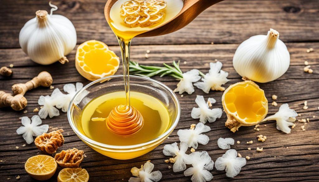 Zwiebelsaft mit Honig und Ingwer Zwiebelsaft mit Honig und Ingwer