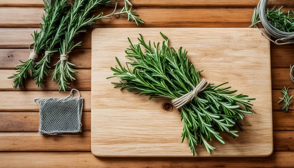 rosmarin trocknen