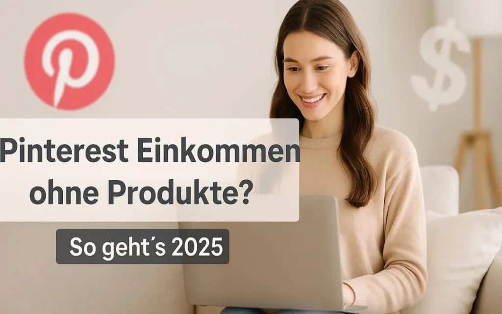 Geld verdienen mit Pinterest ohne eigene Produkte