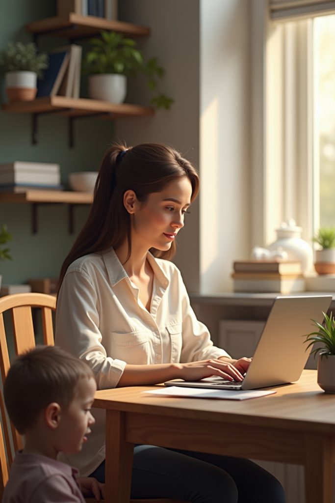 Steps How I made 10,741 $ online while being a Mom-Titel