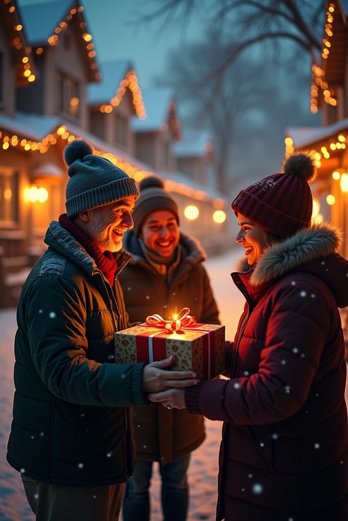 Freie Weihnachten Wünsche für Nachbarn-Titel