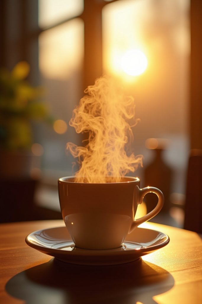 good morning quotes with coffee-Titel