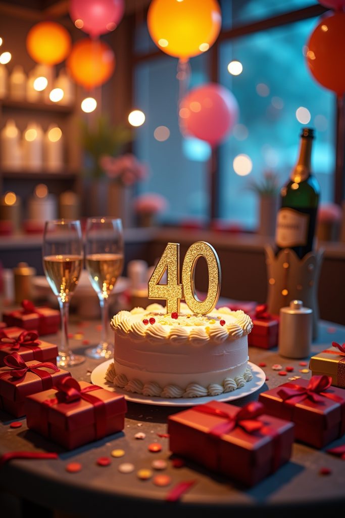 sprüche zum 40. geburtstag-Titel