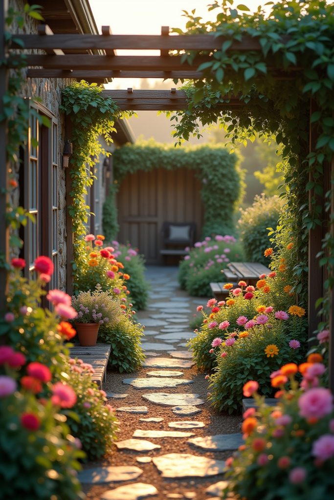 Charmante Cottage Garten Ideen für kleine Hinterhöfe-Titel