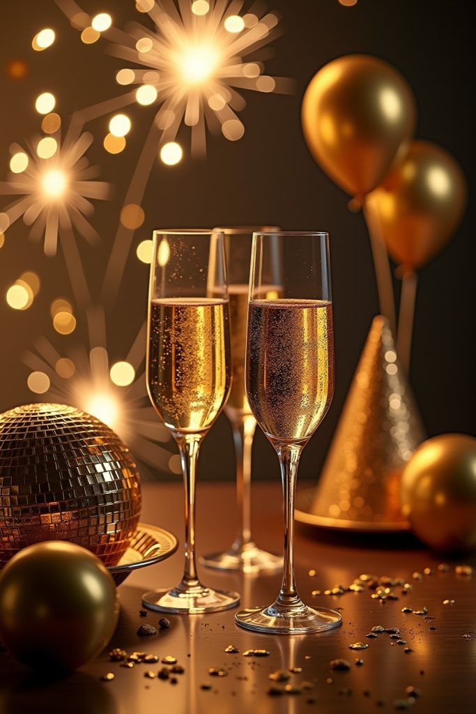 Deko Ideen für Silvesterfeier-Titel