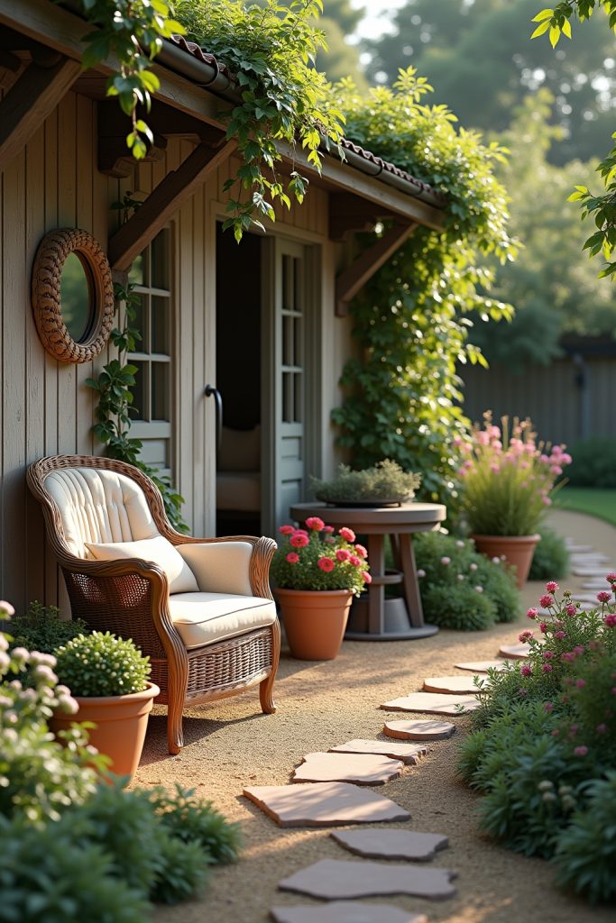 Englischer Gartenstil Deko Ideen-Titel