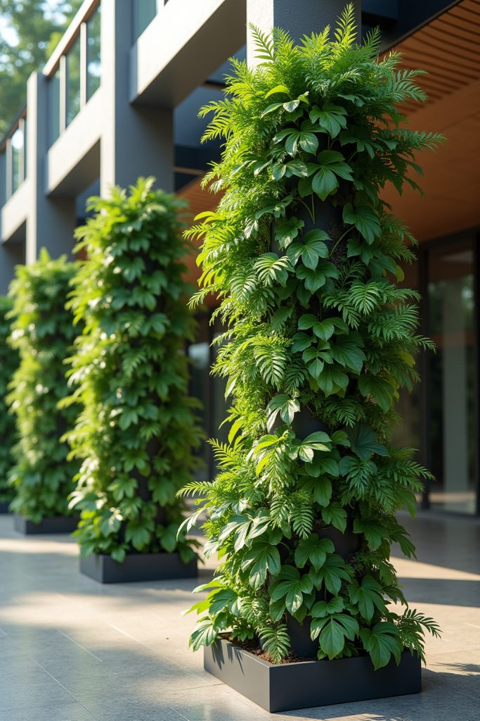 Garten Pflanzsäulen Ideen-Titel