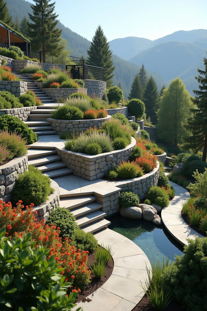 Gartenideen für Hanglage-Titel