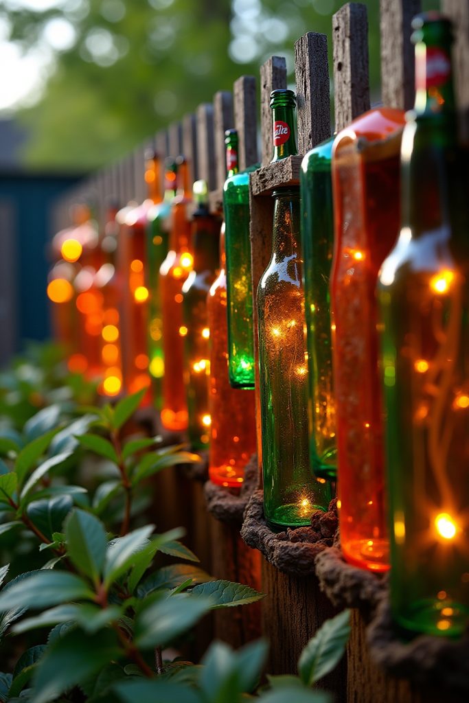 Glasfalschen Zaun Sichtschutz Ideen-Titel