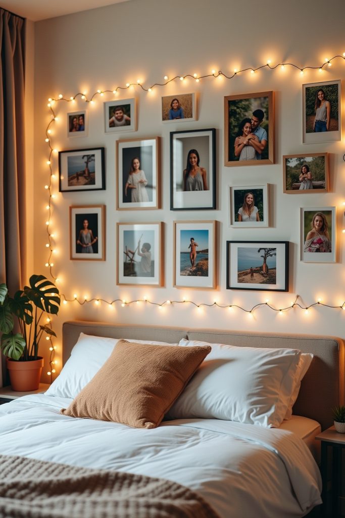 Kreative Deko Ideen für Fotowand-Titel