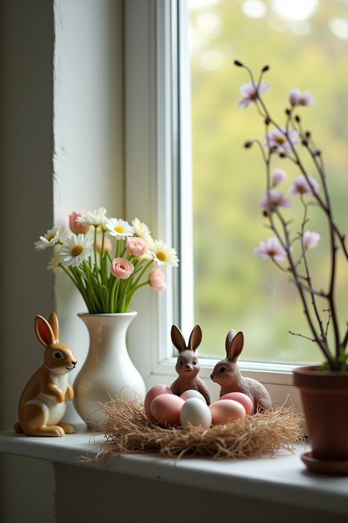 Kreative Osterdeko Ideen für die Fensterbank-Titel