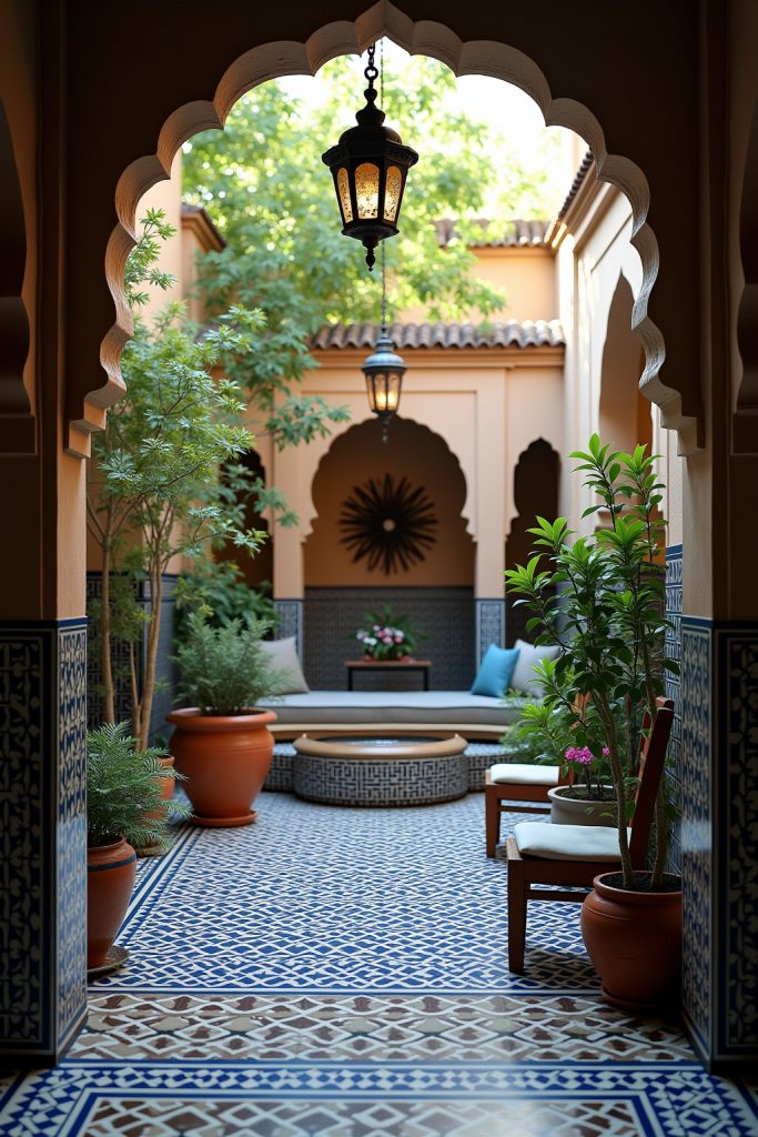 Marokkanische Stilideen für den Garten-Titel