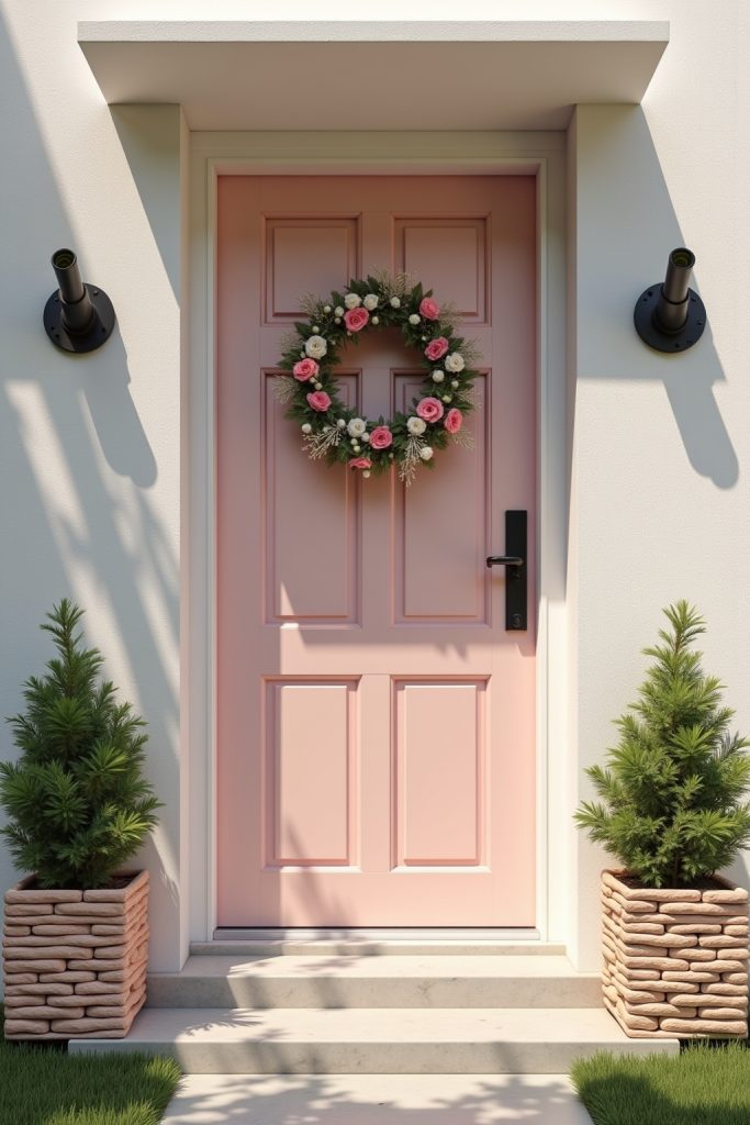 Moderne Deko Ideen für Frühling Hauseingang-Titel