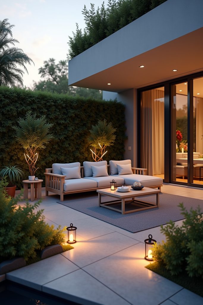 Moderne Terrassen Deko Ideen-Titel