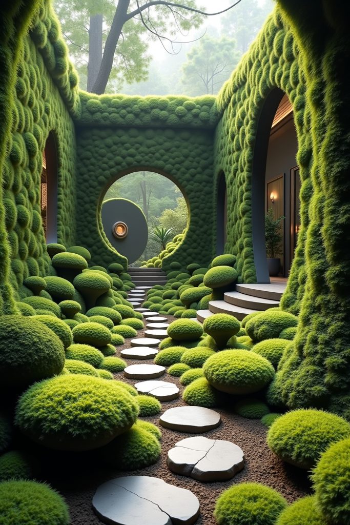 Moos Kunst Garten Ideen-Titel