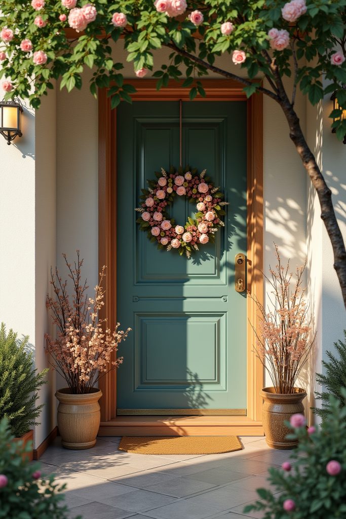 Natürliche Frühlingsdeko Ideen für den Hauseingang-Titel
