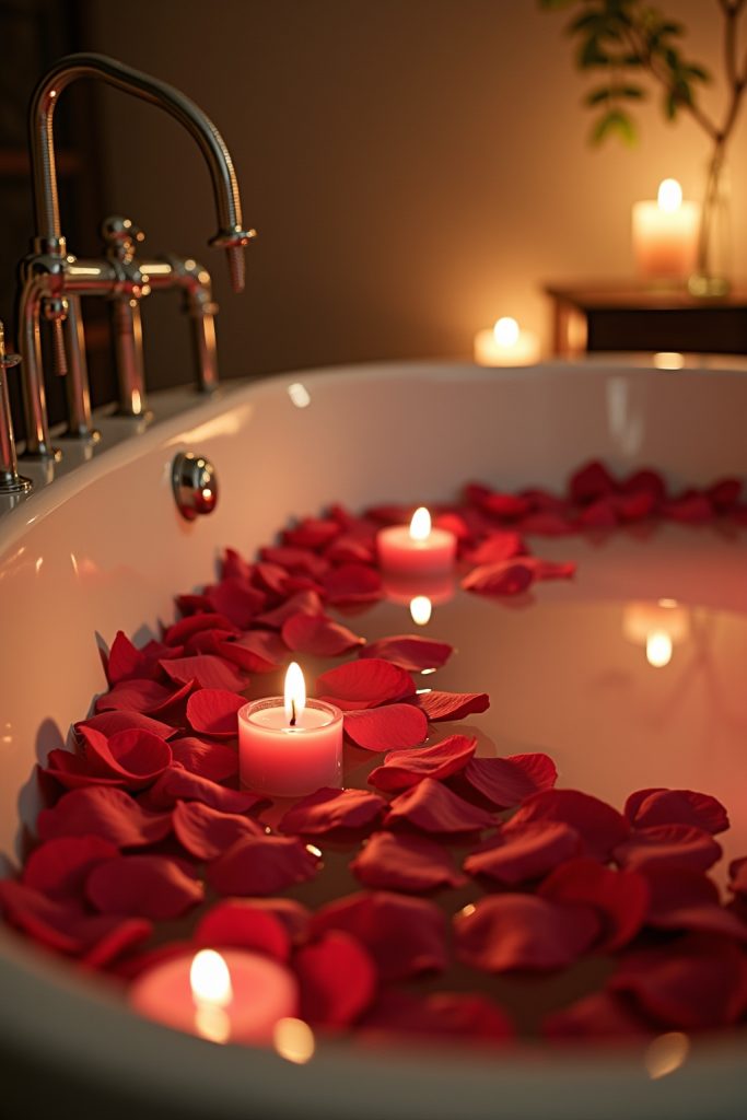 Romantische Badewannen Deko Ideen-Titel