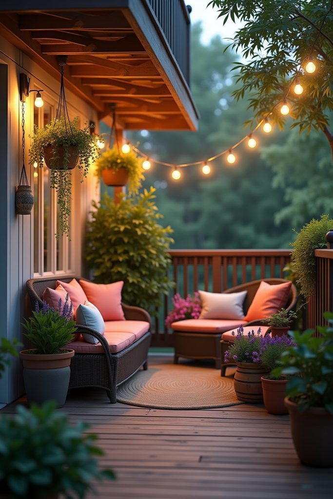 Schöne Deko Ideen für den Balkon-Titel