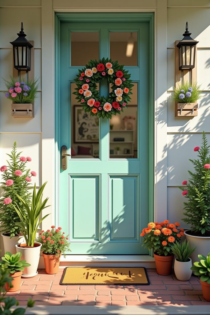 Schöne Frühlingsdeko Ideen für den Hauseingang-Titel