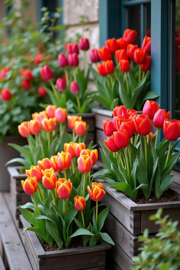 Tulpen Gärten Deko Ideen-Titel