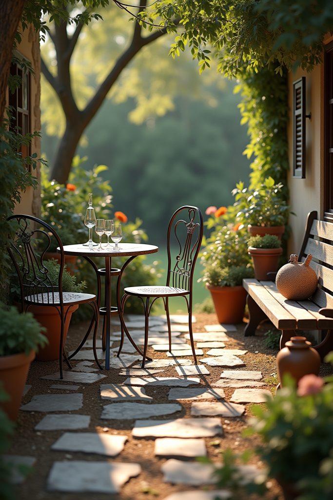 Vintage Gartenmöbel Deko Ideen-Titel