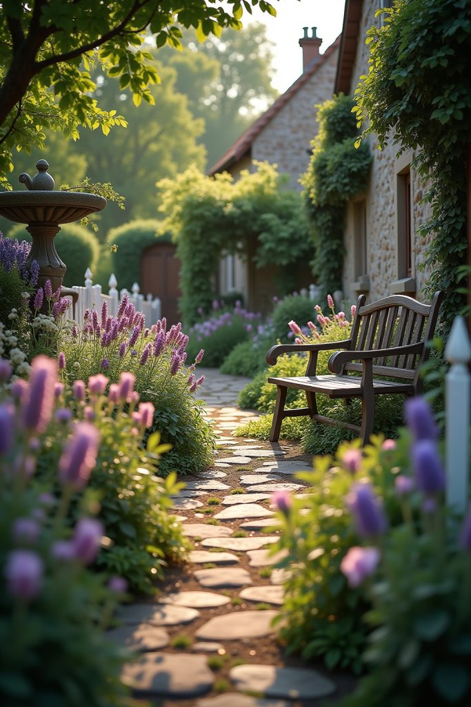 charmante Cottage Garten Ideen-Titel