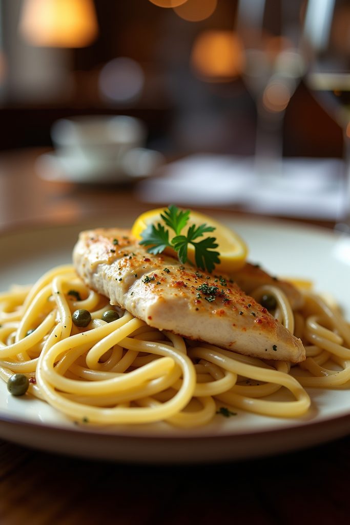 chicken piccata pasta recipes-Titel