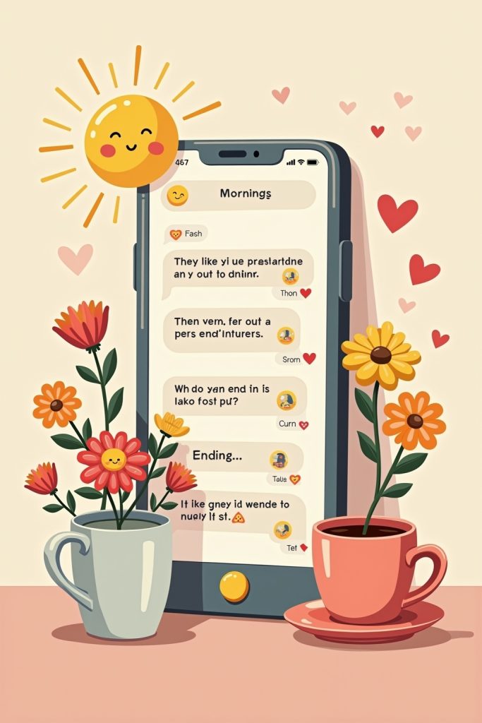 cute good morning texts-Titel