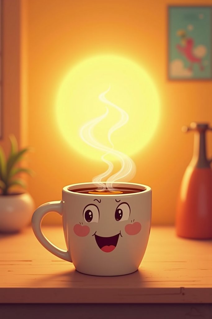 good morning funny coffee quotes-Titel