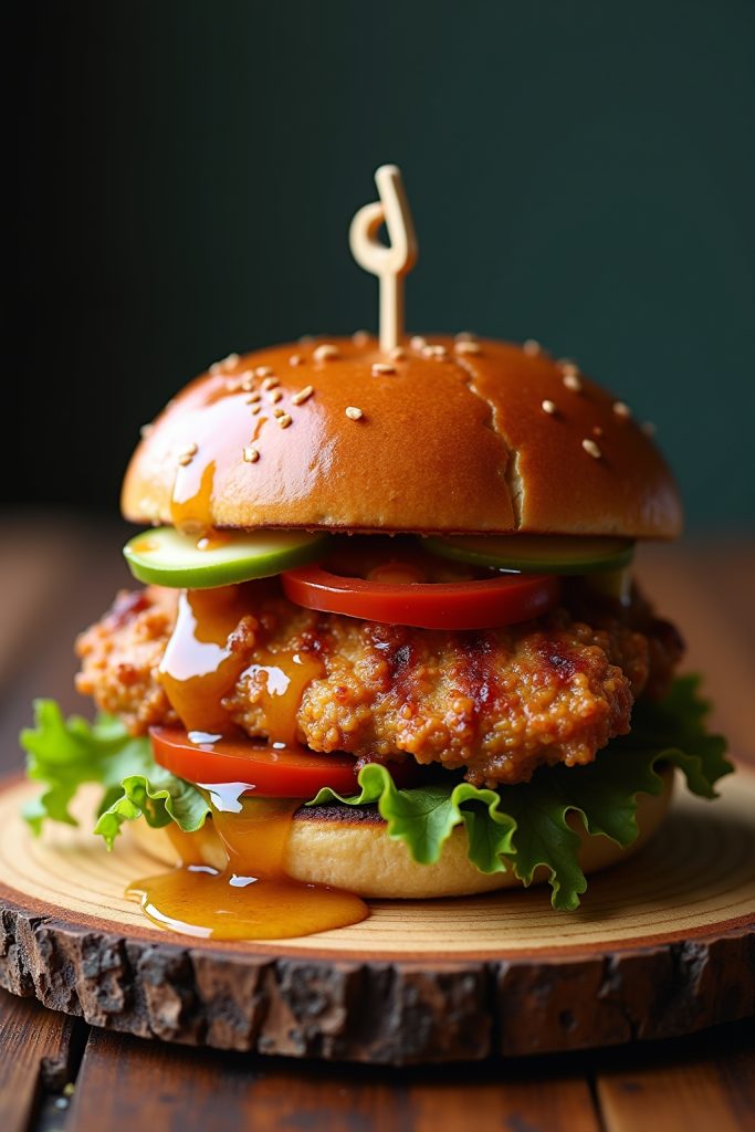 high protein maple chicken sandwich recipes-Titel