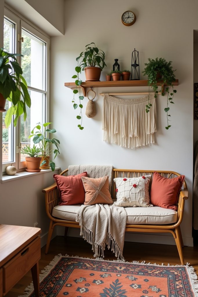 home decor small space ideas boho -Titel