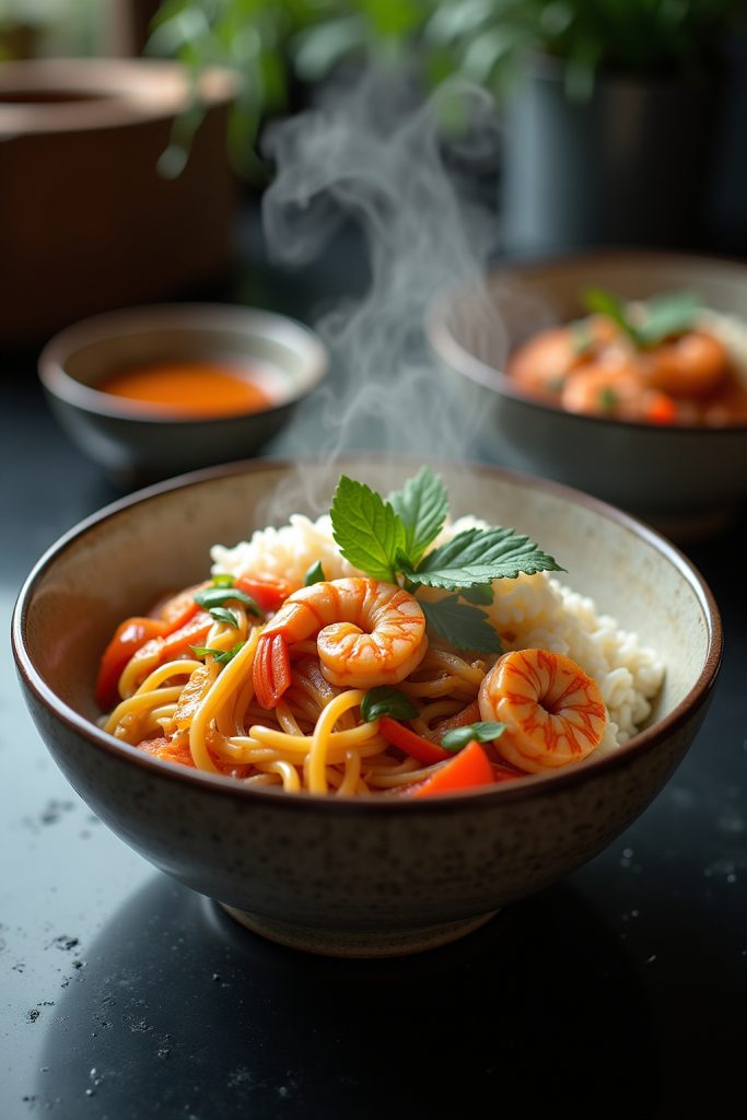 rice cooker noodles with shrimp recipes-Titel