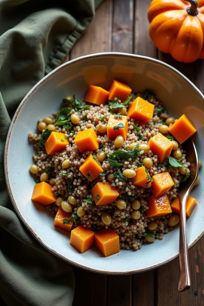roasted butternut squash grain bowl recipes-Titel