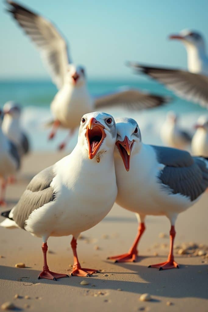 Böse Möwen Sprüche-Titel