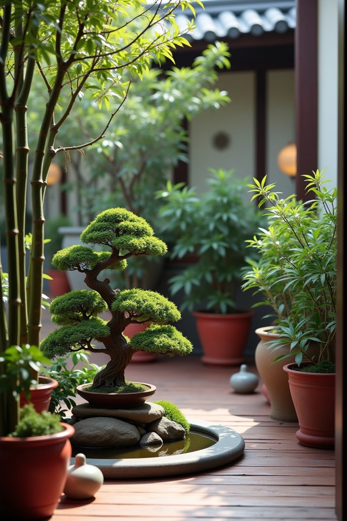 Chinesischer Garten für Balkon Ideen-Titel