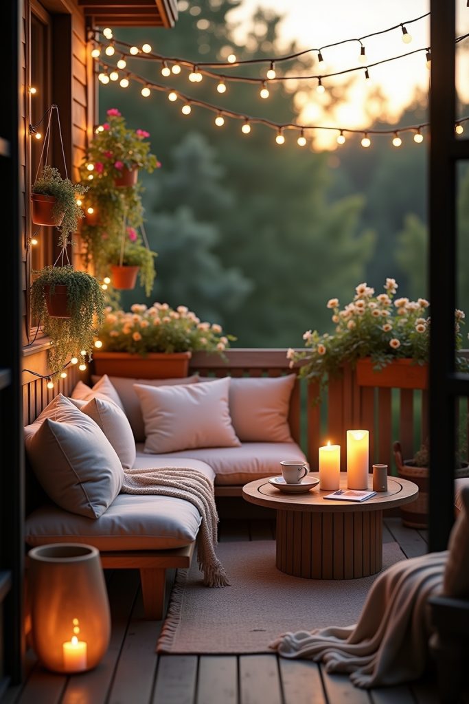 Gemütliche Deko Ideen für den Balkon-Titel
