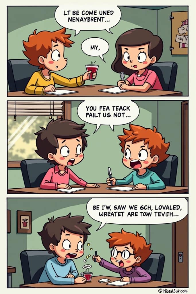 Humorvolle Sprüche über Mini Dramen-Titel