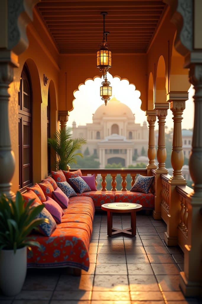 Indischer Balkon Ideen-Titel