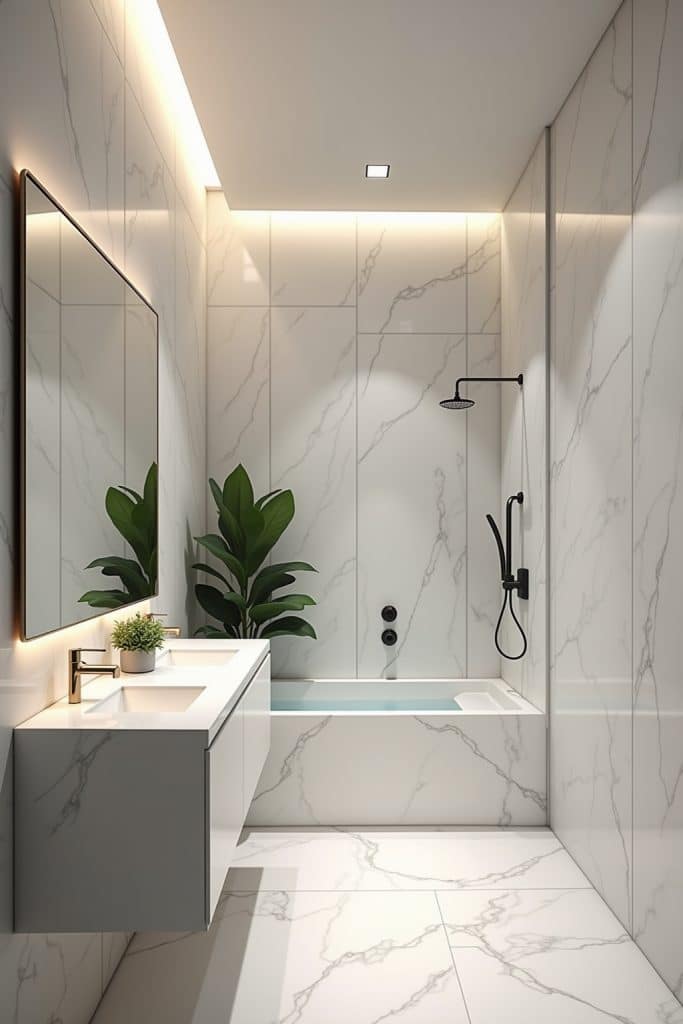 Moderne Badezimmer Deko Ideen-Titel