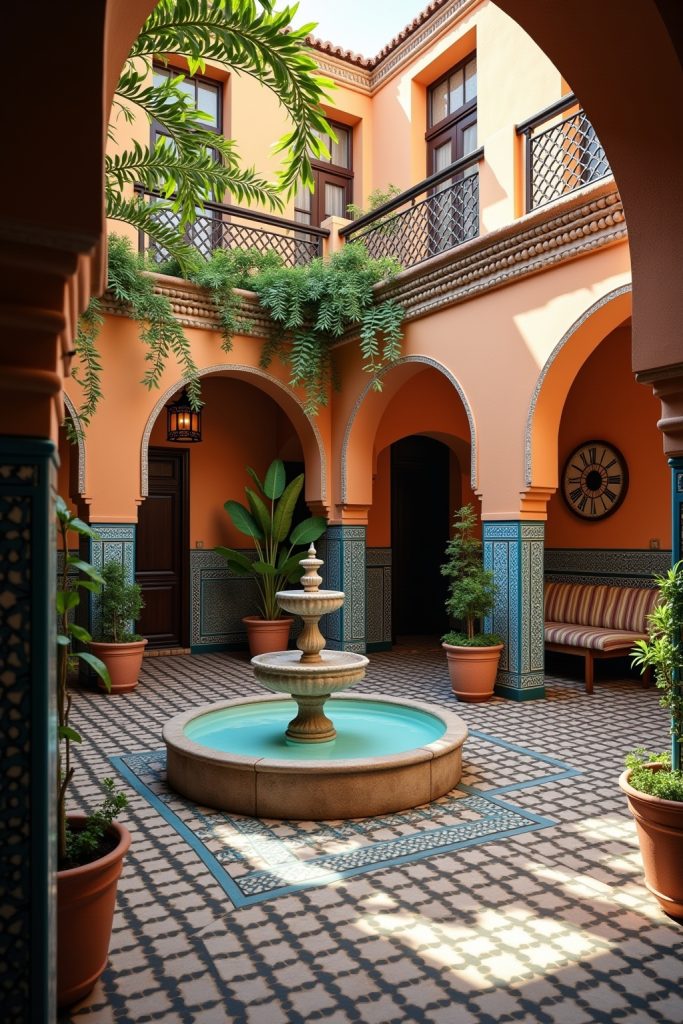 Riad Innenhof Ideen für DIY-Titel