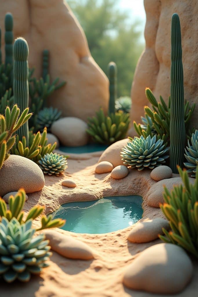 Wüstenoase im Garten Ideen-Titel