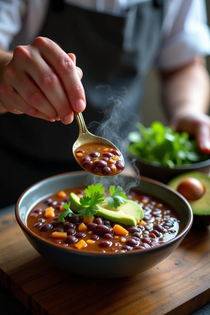chef ajs black bean soup recipes-Titel