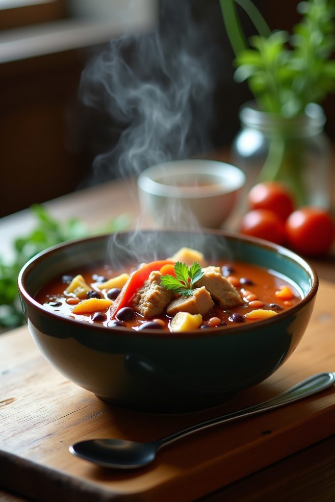 clack bean chicken soup recipes-Titel